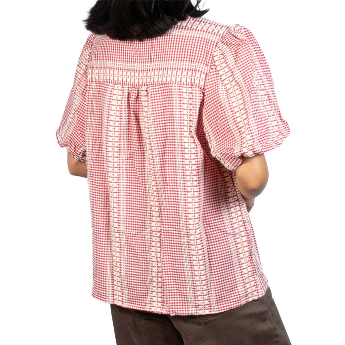 Western Pony Red Gingham Top WOMEN - Clothing - Tops - Short Sleeved Lovesoft