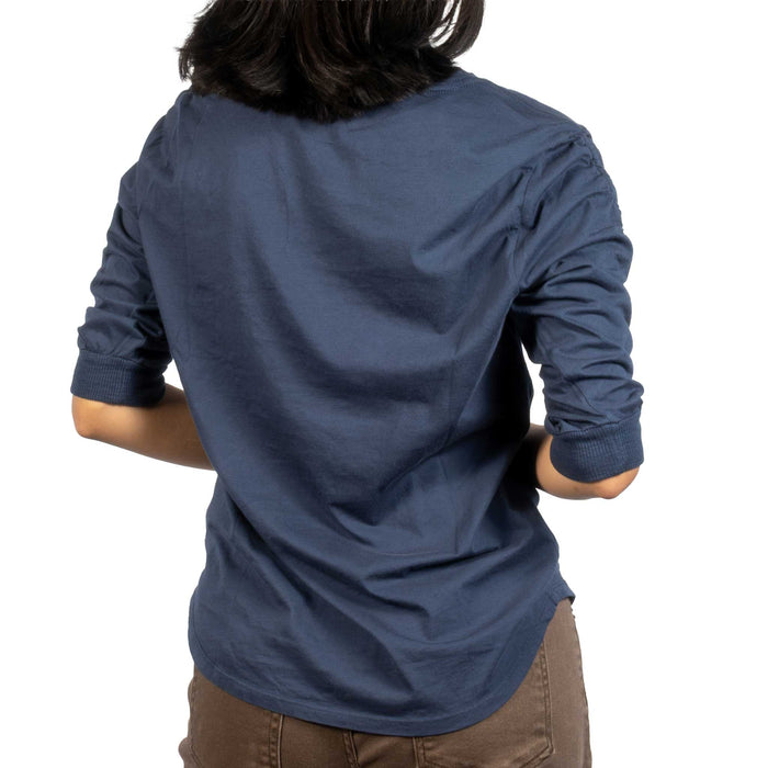 Dylan Julia Navy Top