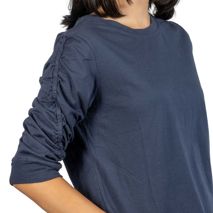 Dylan Julia Navy Top