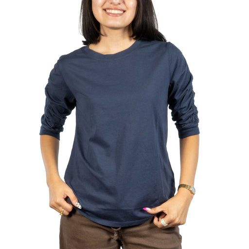 Dylan Julia Navy Top WOMEN - Clothing - Tops - Long Sleeved Dylan