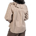 Brown Gingham Ruffled Top WOMEN - Clothing - Tops - Long Sleeved By Together