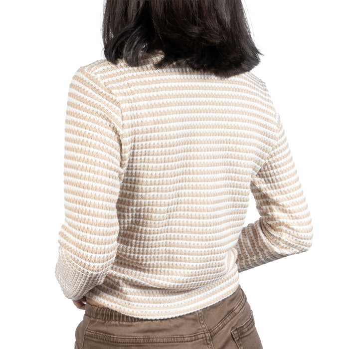Stripe Knit Apricot Top