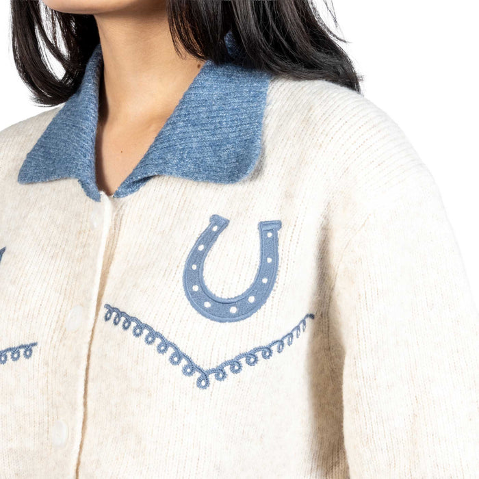 Western Embroidered Cardigan