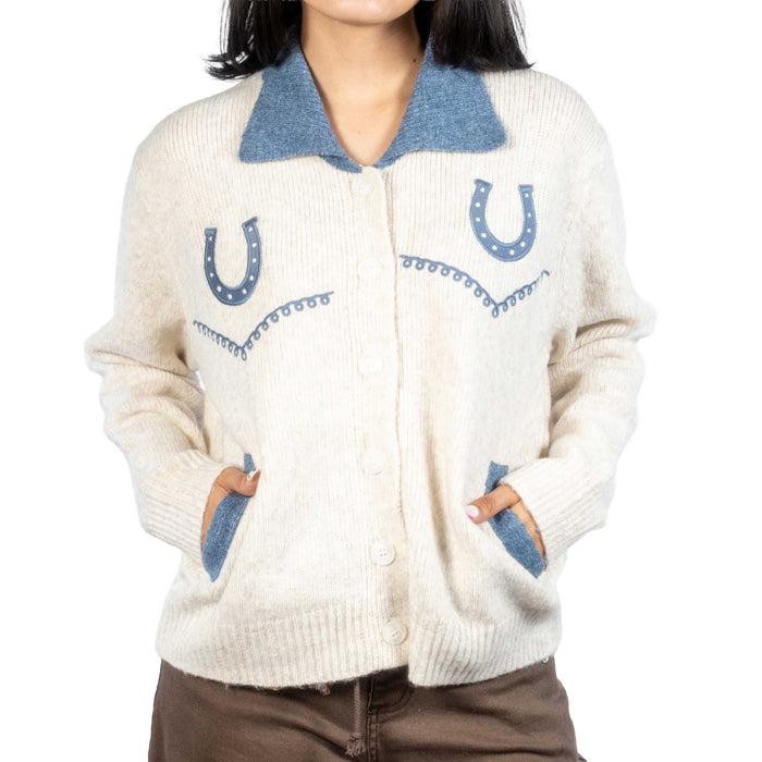 Western Embroidered Cardigan