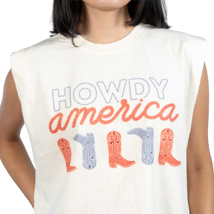 Howdy America Muscle Tank Top