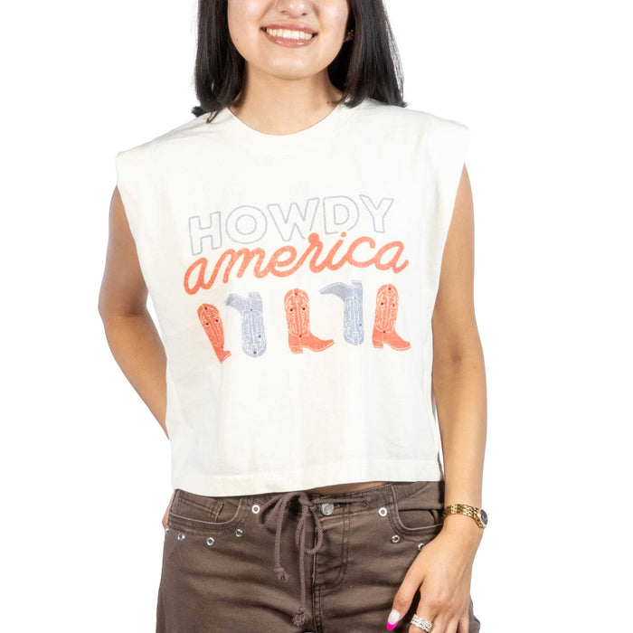 Howdy America Muscle Tank Top