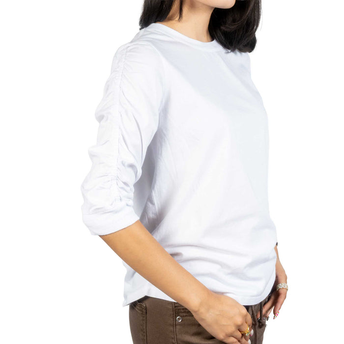 Dylan Julia White Top WOMEN - Clothing - Tops - Long Sleeved Dylan