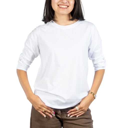 Dylan Julia White Top WOMEN - Clothing - Tops - Long Sleeved Dylan