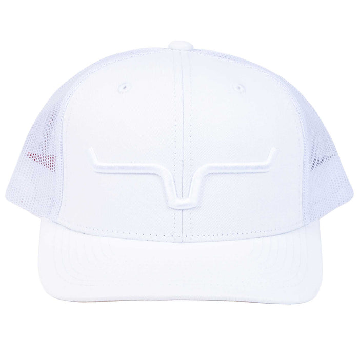 Kimes Ranch Weekly Trucker Cap - White
