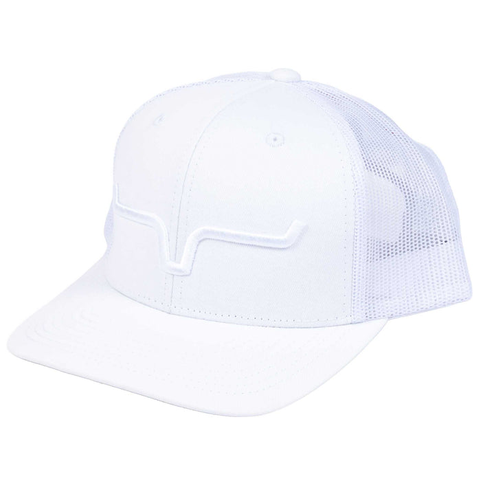 Kimes Ranch Weekly Trucker Cap - White