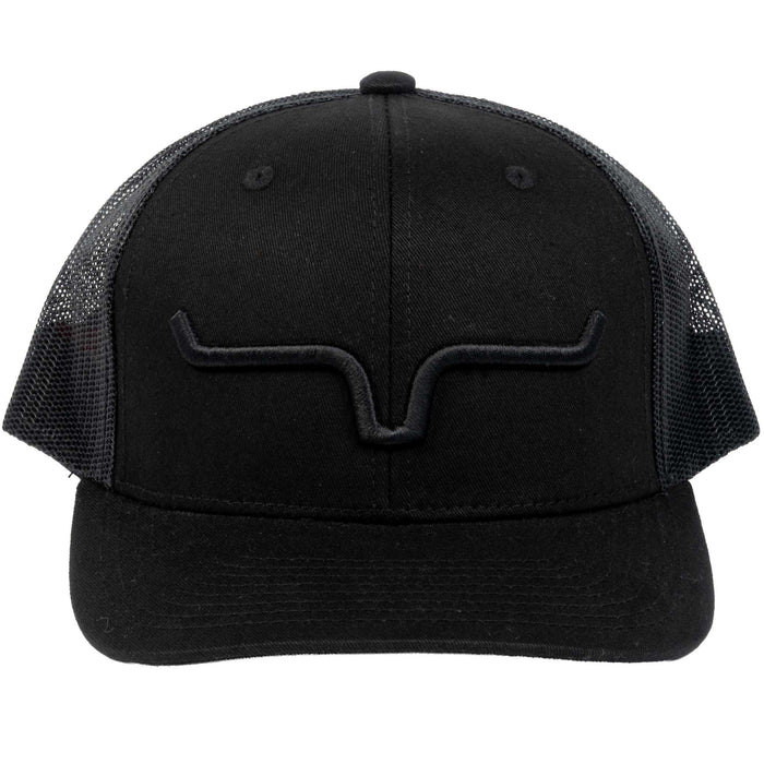 Kimes Ranch Weekly Trucker Cap - Black/Black