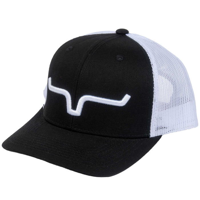 Kimes Ranch Weekly Trucker Cap - Black/White