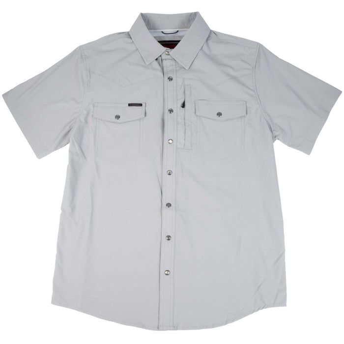 Rock & Roll Denim Men's Tek Nylon Core Grey Snap Shirt