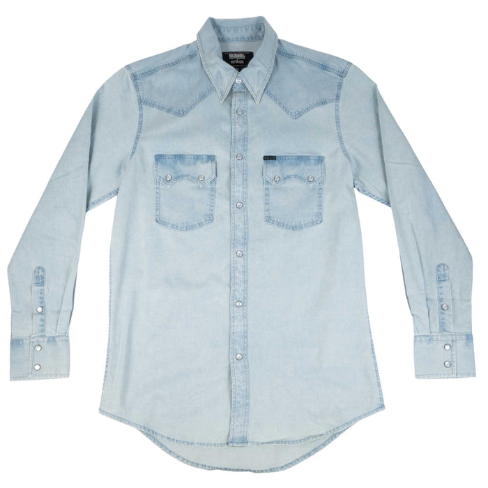 Rock & Roll Denim Men's Koe Wetzel Denim Snap Western Shirt