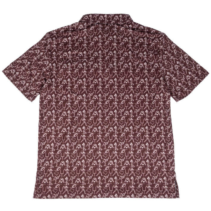Rock & Roll Denim Men's College Game Day Polo Shirt