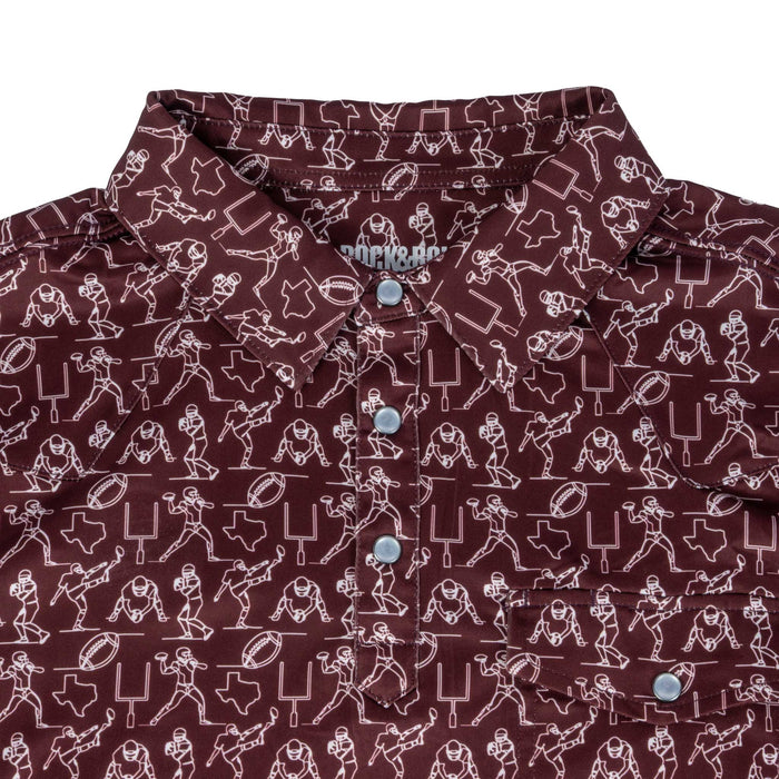 Rock & Roll Denim Men's College Game Day Polo Shirt
