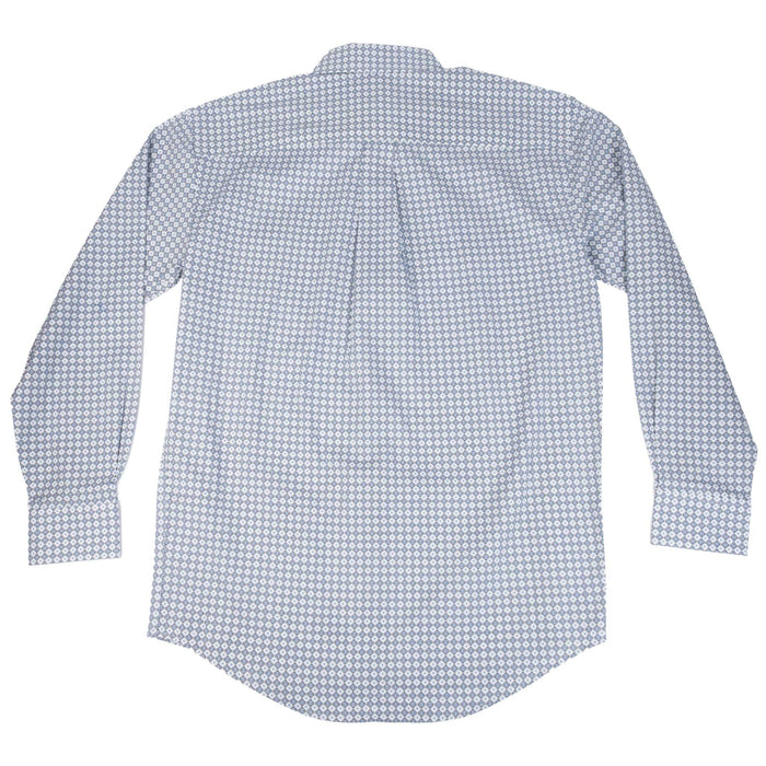 Panhandle Slim Men's Stretch Diamond Print Button Down Shirt