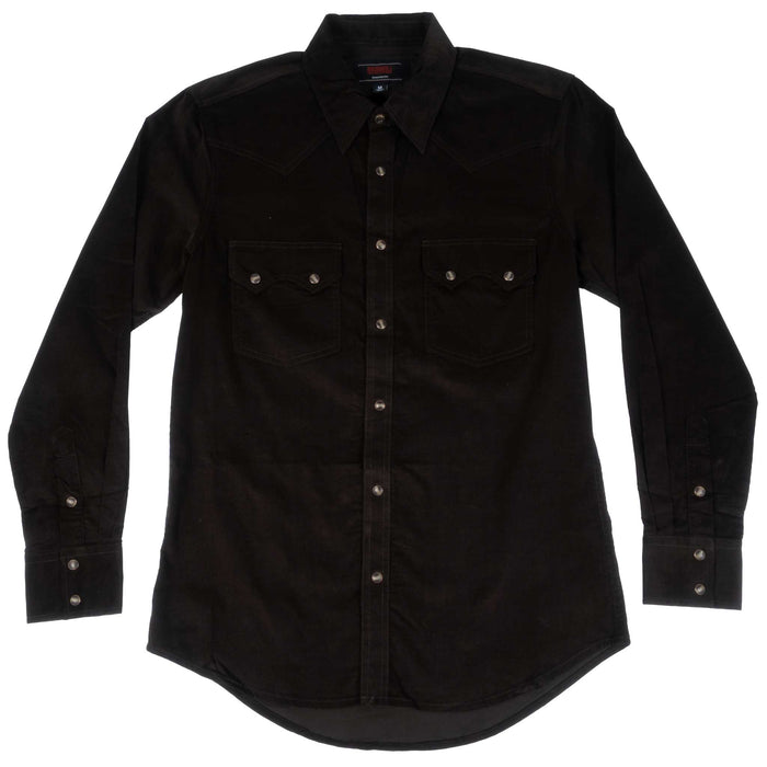 Rock & Roll Denim Men's Corduroy Snap Western Shirt