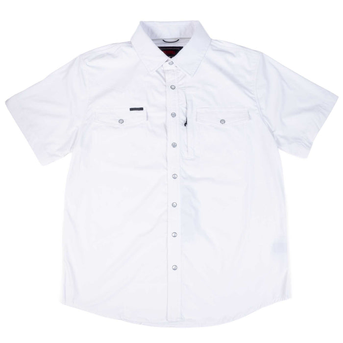 Rock & Roll Denim Men's Tek Nylon Core White Snap Shirt