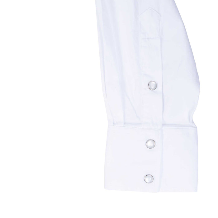 Rock & Roll Denim Men's Reflex White Pearl Snap Western Shirt