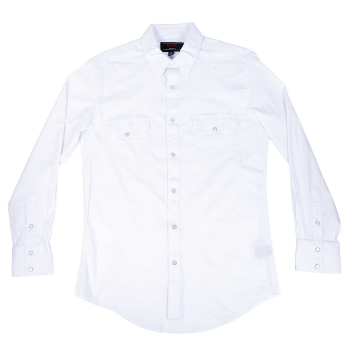 Rock & Roll Denim Men's Reflex White Pearl Snap Western Shirt