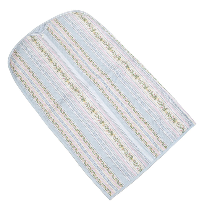 Milkglass Ribbon Blue Garment Bag