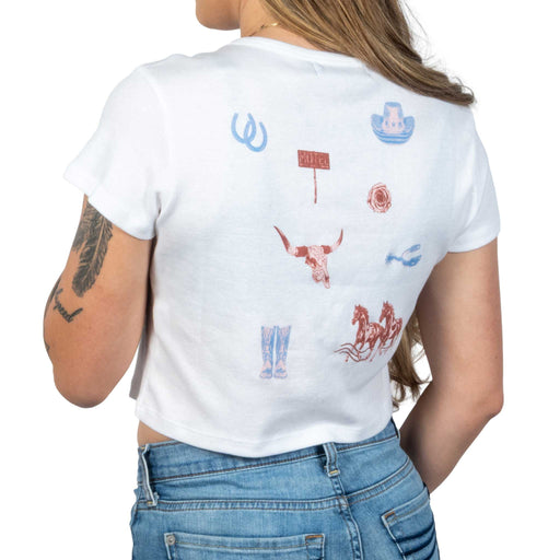 All Over Western Print Top WOMEN - Clothing - Tops - Short Sleeved Girl Dangerous