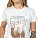 Flag & Anthem Women's Free Spirit Cream Tee WOMEN - Clothing - Tops - Short Sleeved Flag And Anthem