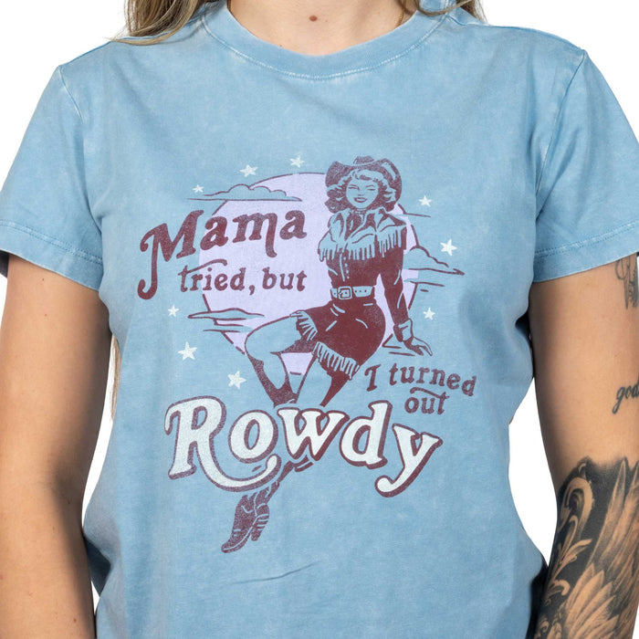 Flag & Anthem Women's Rowdy Blue Tee WOMEN - Clothing - Tops - Short Sleeved Flag And Anthem
