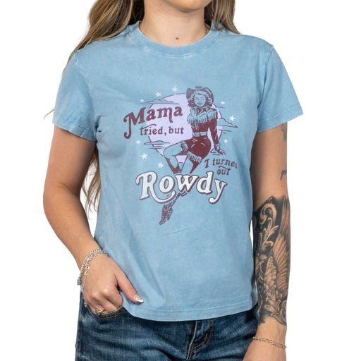 Flag & Anthem Women's Rowdy Blue Tee WOMEN - Clothing - Tops - Short Sleeved Flag And Anthem