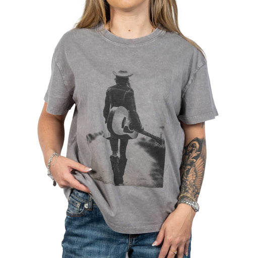 Flag & Anthem Women's Country Girl Boyfriend Taupe Tee WOMEN - Clothing - Tops - Short Sleeved Flag And Anthem