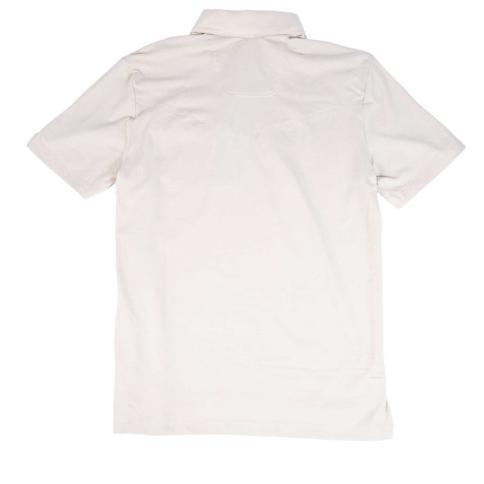 Rock & Roll Denim Men's 1/4 Snap Solid Melange Polo Shirt