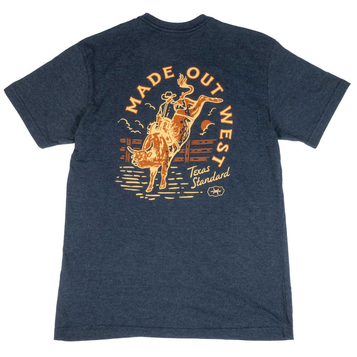 Texas Standard Made Out West Heritage Navy Tee
