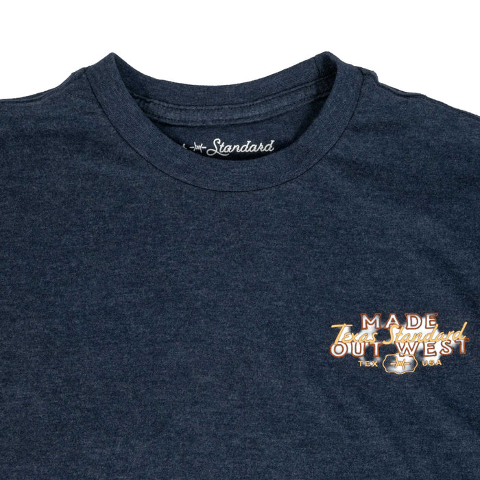 Texas Standard Made Out West Heritage Navy Tee