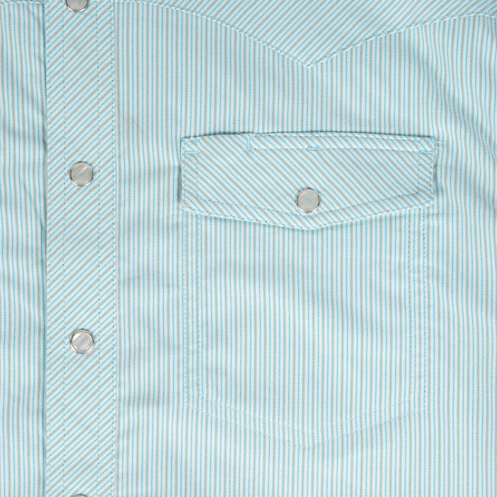 Rock & Roll Denim Men's Tek Core Snap Micro Stripe Western Shirt