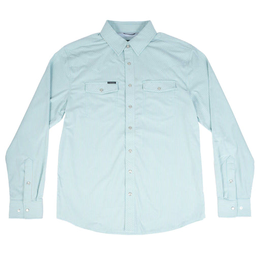 Rock & Roll Denim Men's Tek Core Snap Micro Stripe Western Shirt MEN - Clothing - Shirts - Long Sleeve Panhandle