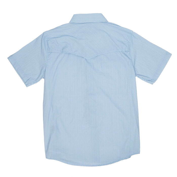 Rock & Roll Denim Men's Tek Core Stripe Pearl Snap Shirt MEN - Clothing - Shirts - Short Sleeve Panhandle