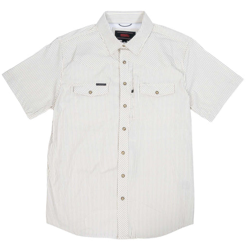 Rock & Roll Denim Men's Tek Core Stripe Pearl Snap Shirt MEN - Clothing - Shirts - Short Sleeve Panhandle