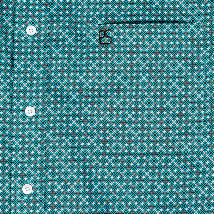 Panhandle Slim Men's Diamond Print Button Down Shirt MEN - Clothing - Shirts - Long Sleeve Panhandle