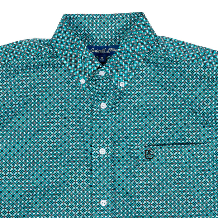 Panhandle Slim Men's Diamond Print Button Down Shirt MEN - Clothing - Shirts - Long Sleeve Panhandle