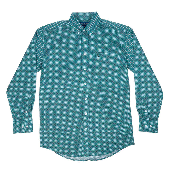 Panhandle Slim Men's Diamond Print Button Down Shirt MEN - Clothing - Shirts - Long Sleeve Panhandle