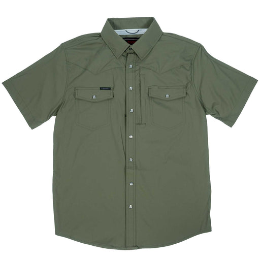 Rock & Roll Denim Men's Tek Nylon Core Pearl Snap Shirt MEN - Clothing - Shirts - Short Sleeve Panhandle