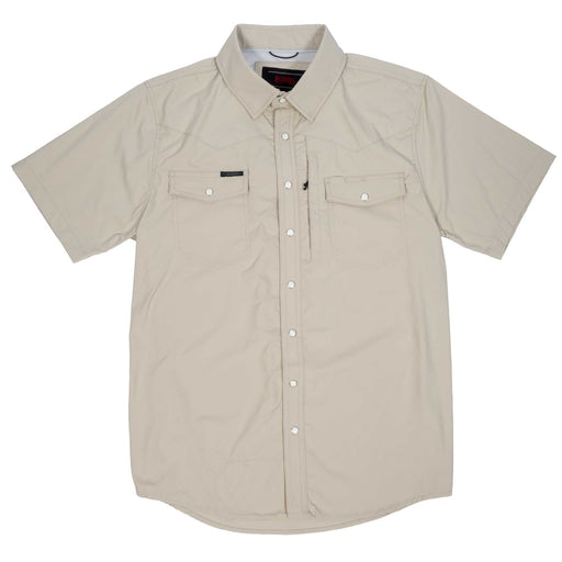 Rock & Roll Denim Men's Tek Nylon Core Pearl Snap Shirt MEN - Clothing - Shirts - Short Sleeve Panhandle