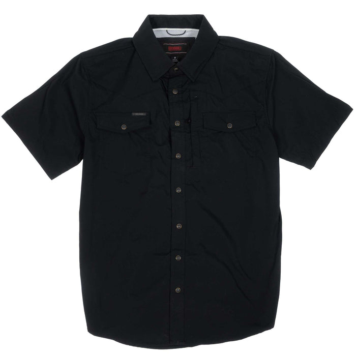Rock & Roll Denim Men's Tek Nylon Core Pearl Snap Shirt MEN - Clothing - Shirts - Short Sleeve Panhandle