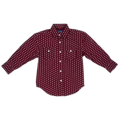 Panhandle Slim Boy's Geo Print Pearl Snap Western Shirt KIDS - Boys - Clothing - Shirts - Long Sleeve Shirts Panhandle