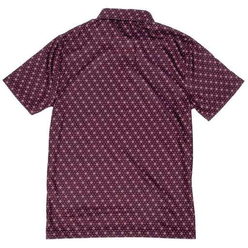 Rock & Roll Denim Men's Maroon Geo Polo Shirt MEN - Clothing - Shirts - Short Sleeve Panhandle