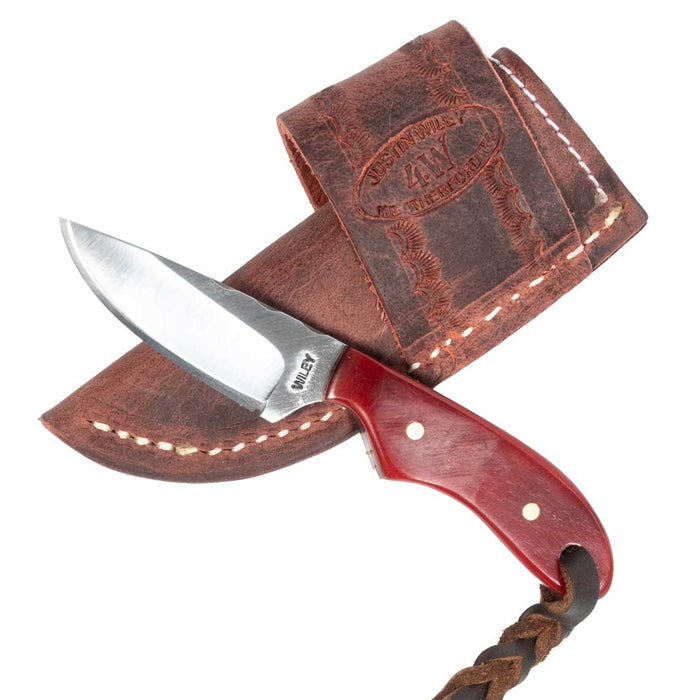 Justin Wiley Red Bone Drop Point Fixed Blade Knife