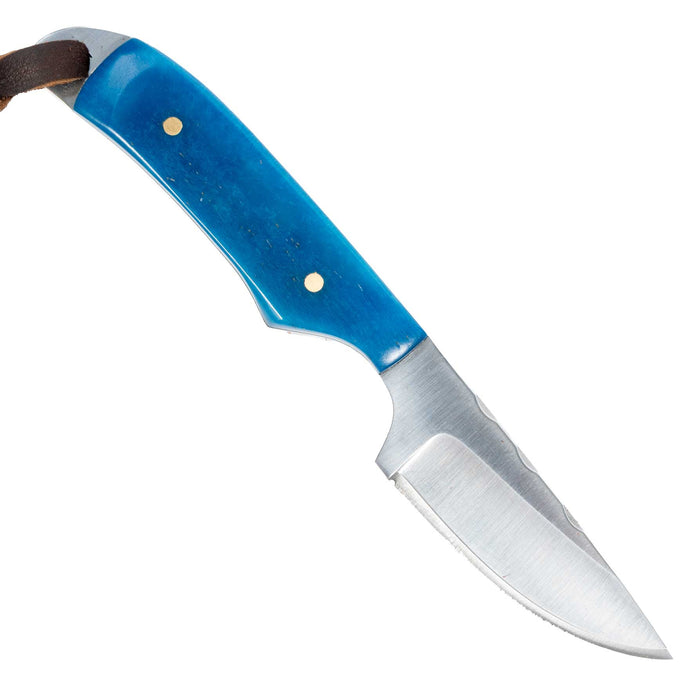 Justin Wiley Blue Bone Fixed Blade Knife Knives Justin Wiley