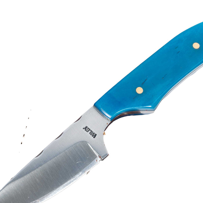 Justin Wiley Blue Bone Fixed Blade Knife Knives Justin Wiley