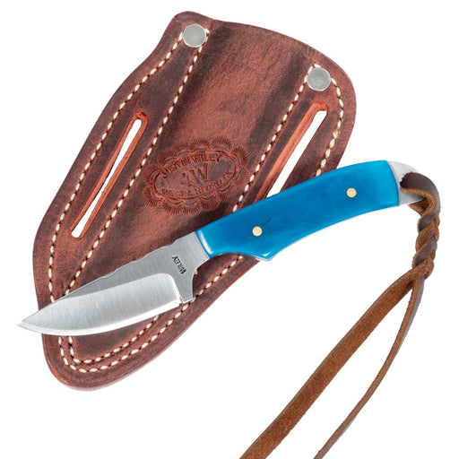 Justin Wiley Blue Bone Fixed Blade Knife Knives Justin Wiley